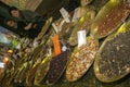 Spice shop at a street market Royalty Free Stock Photo