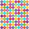 100 lending icons set color