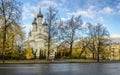 Vladimir Fortress Cathedral is an architectural monument of federal significance, which became the first Orthodox shrine of Royalty Free Stock Photo