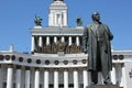 Lenin with building