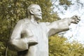 Belarus statue monument lenin closeup comunism symbol, revolution forrest Royalty Free Stock Photo