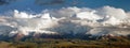 Lenin Peak from Alay range - Kyrgyz Pamir Mountains Royalty Free Stock Photo