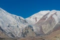 Lenin peak or Ibn Sina Avicenna Peak at Pamir mountains cold snow ice glacier