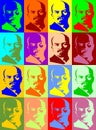 Lenin portraits Royalty Free Stock Photo