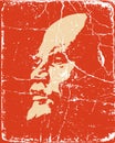 Lenin on poster Royalty Free Stock Photo