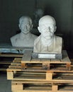 Lenin and Stalin Memento Park Budapest Hungary Royalty Free Stock Photo