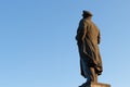 Lenin statue against sky