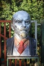 Lenin Statue in Chernobyl Exclusion Zone, Ukraine Royalty Free Stock Photo