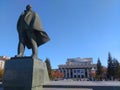 Lenin Statue in Novosibirsk
