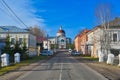Lenin Street architecture in Myshkin old town