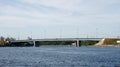 Leningradsky Bridge over the Khimki River Moscow Canal