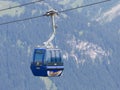 Lenk im Simmental, Switzerland - July 12, 2015: Ski lift in moun