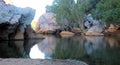 Lennard River at Windjanna Gorge Kimberley Ranges Western Australia Royalty Free Stock Photo
