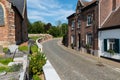 Lennik, Flemish Brabant Region, Belgium - Old street in a traditional village with houses