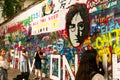 Lennon Wall in Prague