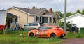 Every child maters car, man driving awareness about residential schools