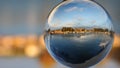 LENS BALL PHOTOGRAPH AT AMALIADA HARBOR - GREECE