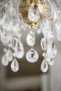 The lens on the chandelier. Round shape in Feng Shui.