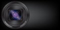 Lens digital camera background Royalty Free Stock Photo