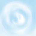 Lens flare effect soft blue white retro vortex or whirl effect, spiral circle wave with abstract water swirl, sky lights in soft b Royalty Free Stock Photo