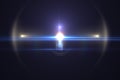 Lens flare effect Royalty Free Stock Photo