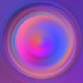 Lens flare effect violet pink bright retro vortex or whirl effect in girlish colors, spiral circle wave with abstract swirl