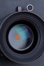 Lens for large format camera Royalty Free Stock Photo
