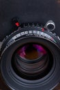 Lens for large format camera Royalty Free Stock Photo