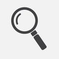 Lens magnifier , magnifying glass , search Icon Vector Illustration on the white background.