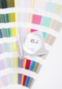 Lens and pantone Royalty Free Stock Photo