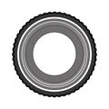 Lens photographic isolated icon