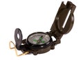 Lensatic compass Royalty Free Stock Photo