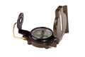Lensatic compass Royalty Free Stock Photo