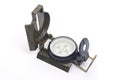 Lensatic compass with sighting hairline
