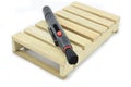 Lenspen on light brown pallet Royalty Free Stock Photo