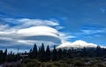 Lenticular cloud over Mt. Shasta, Ca Royalty Free Stock Photo