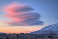 Lenticular Clouds Royalty Free Stock Photo