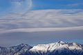 Lenticular Clouds Royalty Free Stock Photo