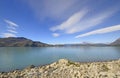 Lenticular Clouds Over A Glacial Lake Royalty Free Stock Photo