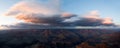 Lenticular clouds over Grand Canyon Royalty Free Stock Photo