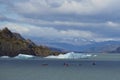 Lenticular clouds over Torres del Paine Royalty Free Stock Photo