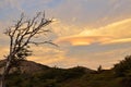 Lenticular Clouds in Parque Nacional Los Glaciares Royalty Free Stock Photo