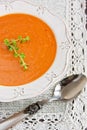 Lentil cream soup