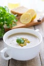 Lentil cream soup