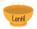 Lentil Soup Bowl Royalty Free Stock Photo
