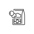 Lentils Pack line icon