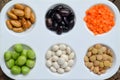 Lentils, peas, beans Royalty Free Stock Photo