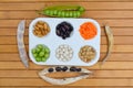 Lentils, peas, beans Royalty Free Stock Photo