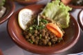 Lentils served as a mezze