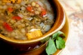 Lentils soup Royalty Free Stock Photo